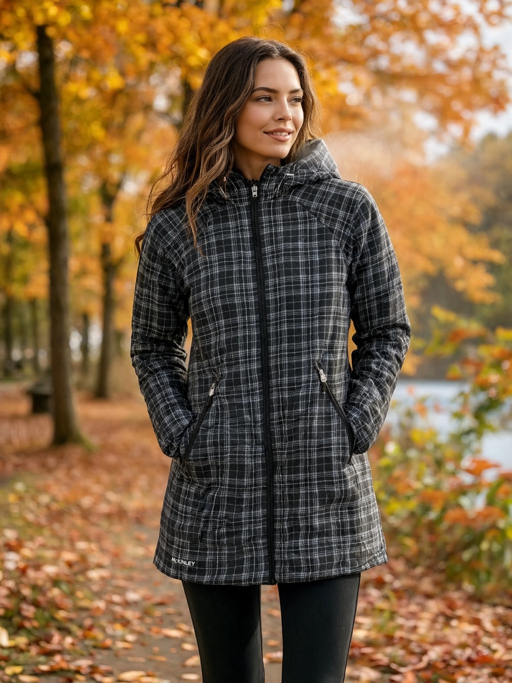 McKINLEY Long-line Hooded Soft-shell Jacket